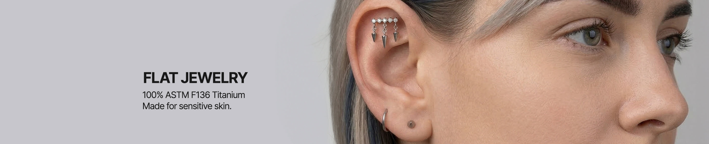 Flat Piercing Jewelry