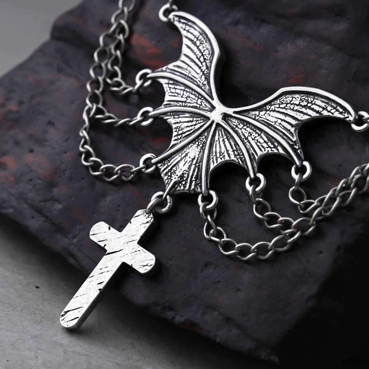 MYSTIC CROSS WINGS NECKLACES