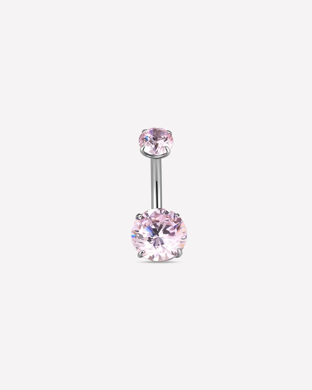 Twin Radiance Belly Button Ring