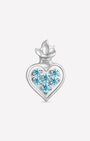 Crowned Heart Pavé Flatback Stud