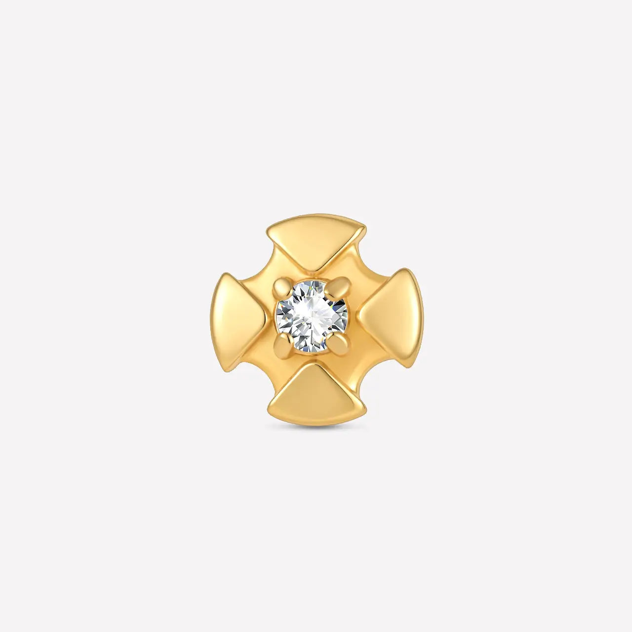 Valorian Heraldic Cross Flatback Stud
