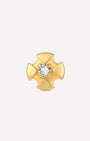 Valorian Heraldic Cross Flatback Stud