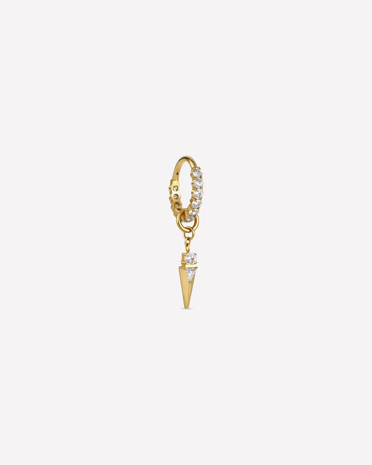Prism Spike Hoop Charm