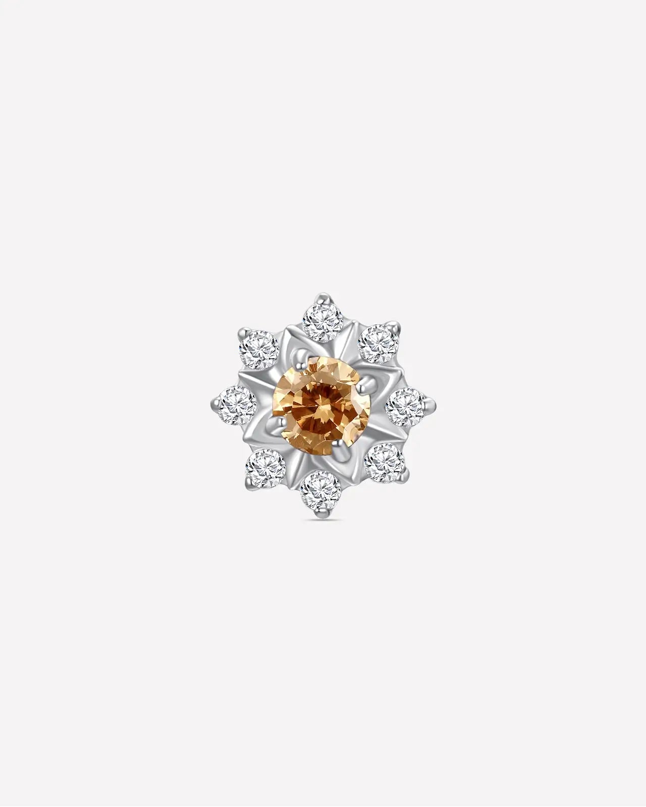 Radiant Sunburst Flatback Stud