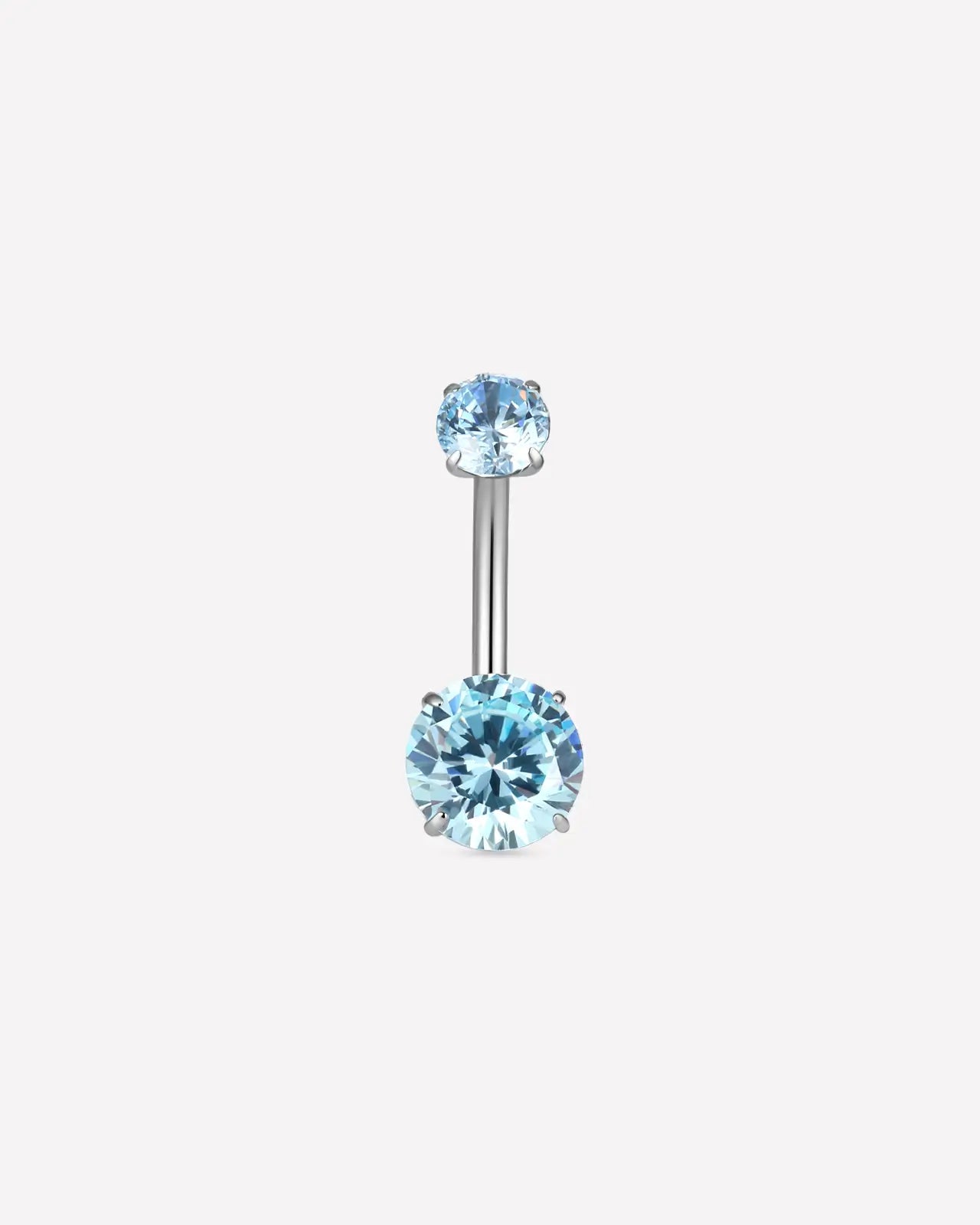 Twin Radiance Belly Button Ring