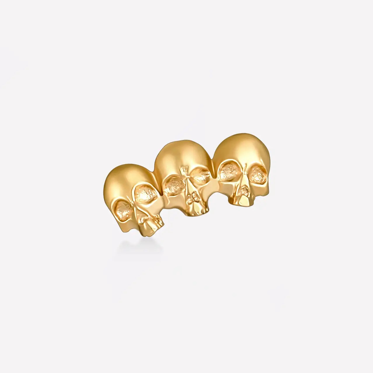 Pendiente plano de calavera de la Trinidad