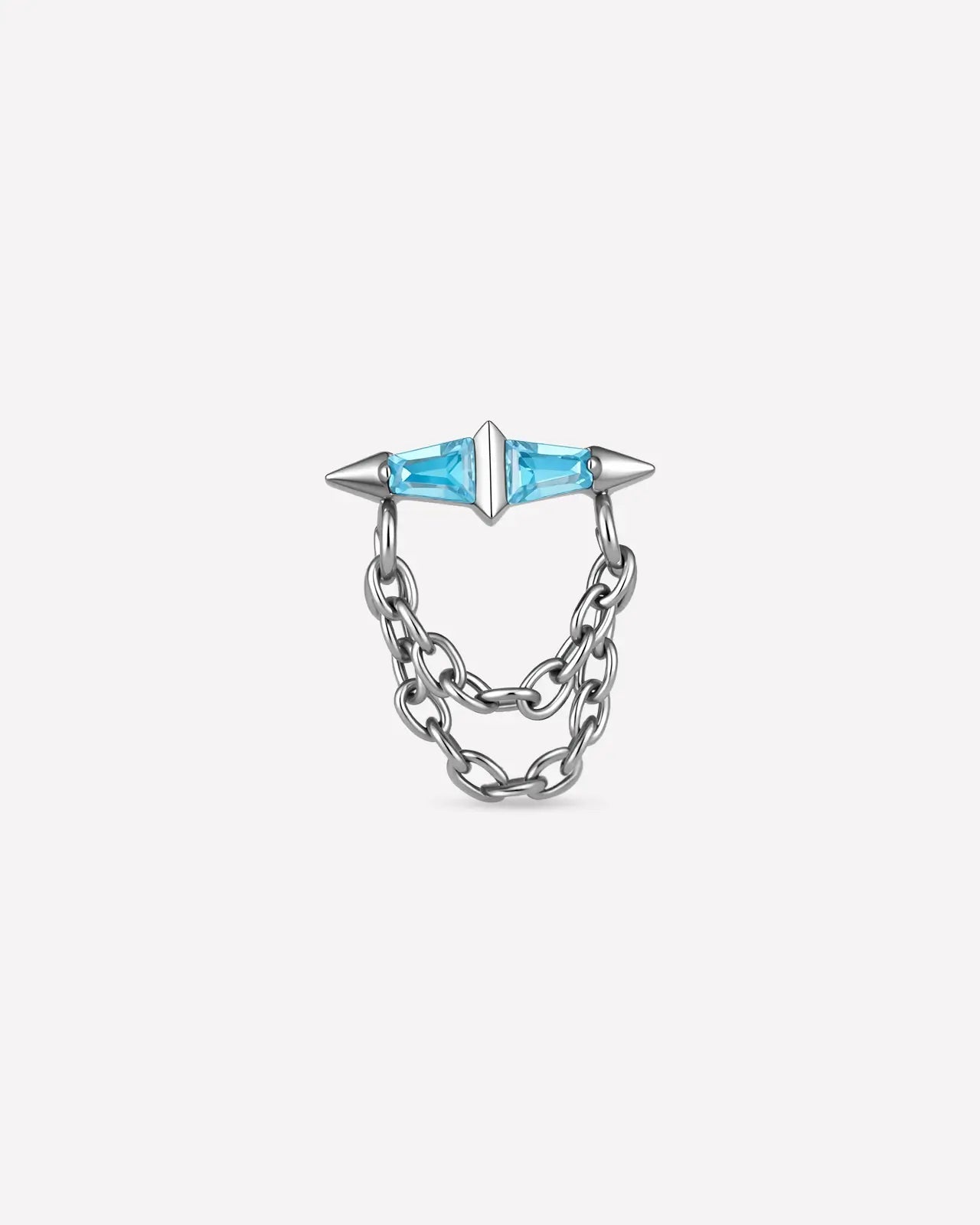 Prism Spike Drape Flatback Stud