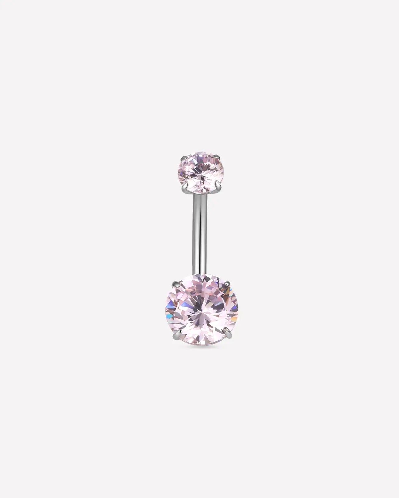 Twin Radiance Belly Button Ring