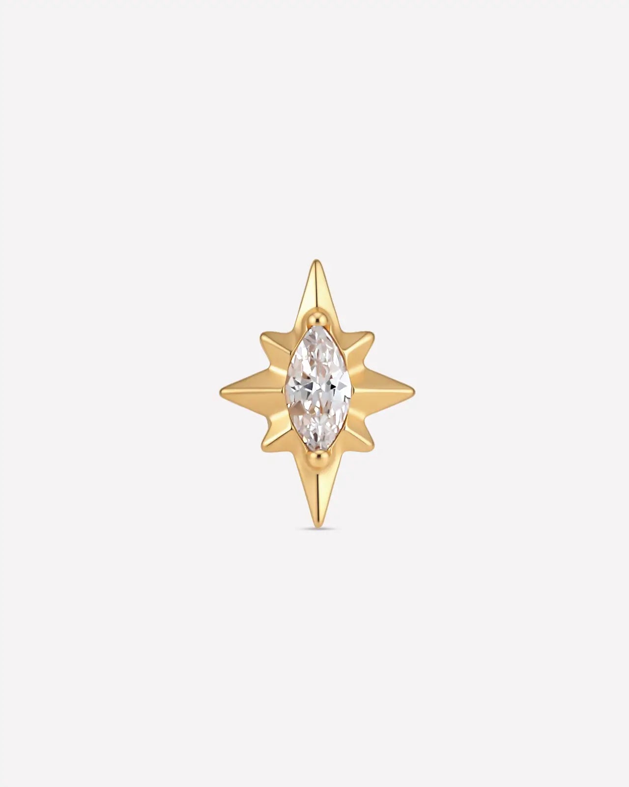 Starlight Compass Flatback Stud