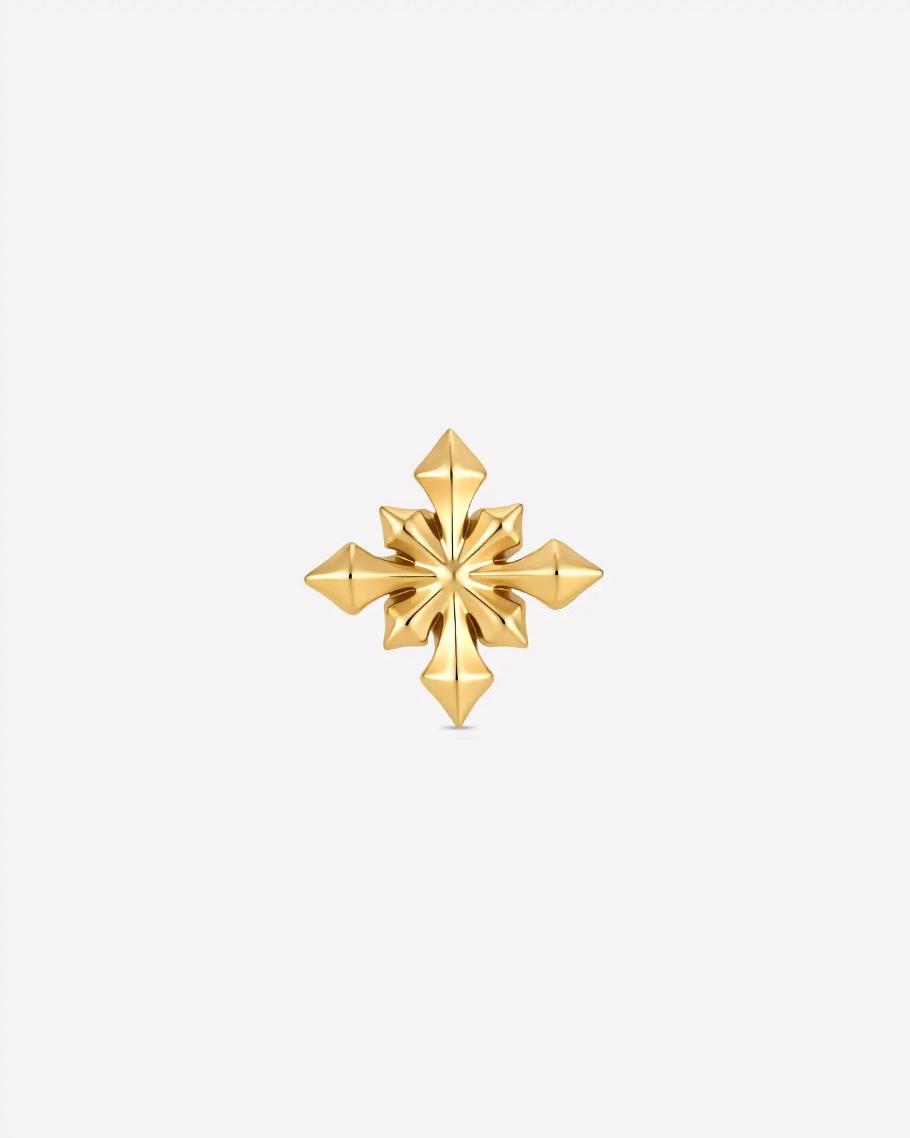 Aster Cross Flatback Stud
