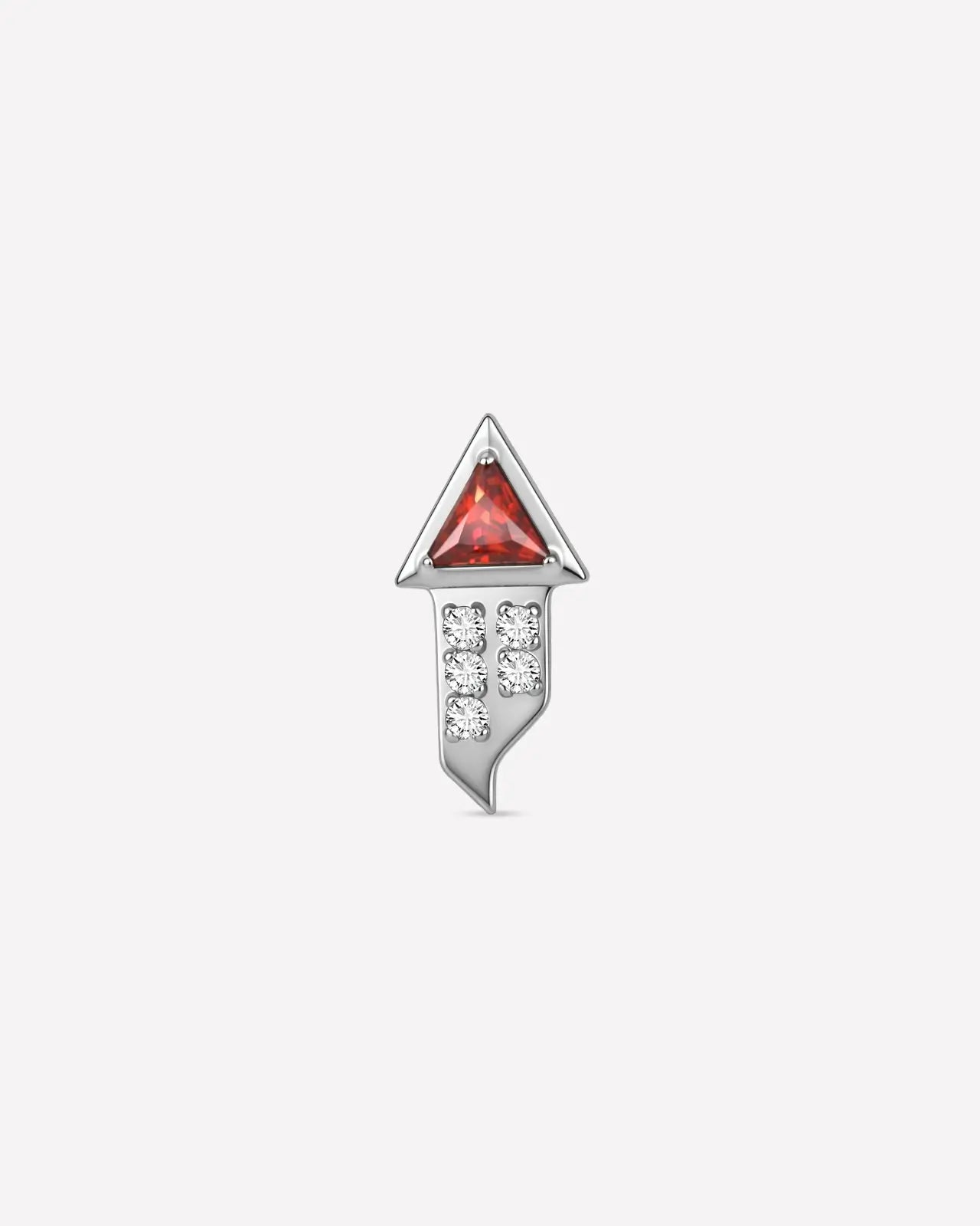 Arrowhead Pave Flatback Stud