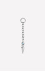 Sleek Spear Hoop Charm