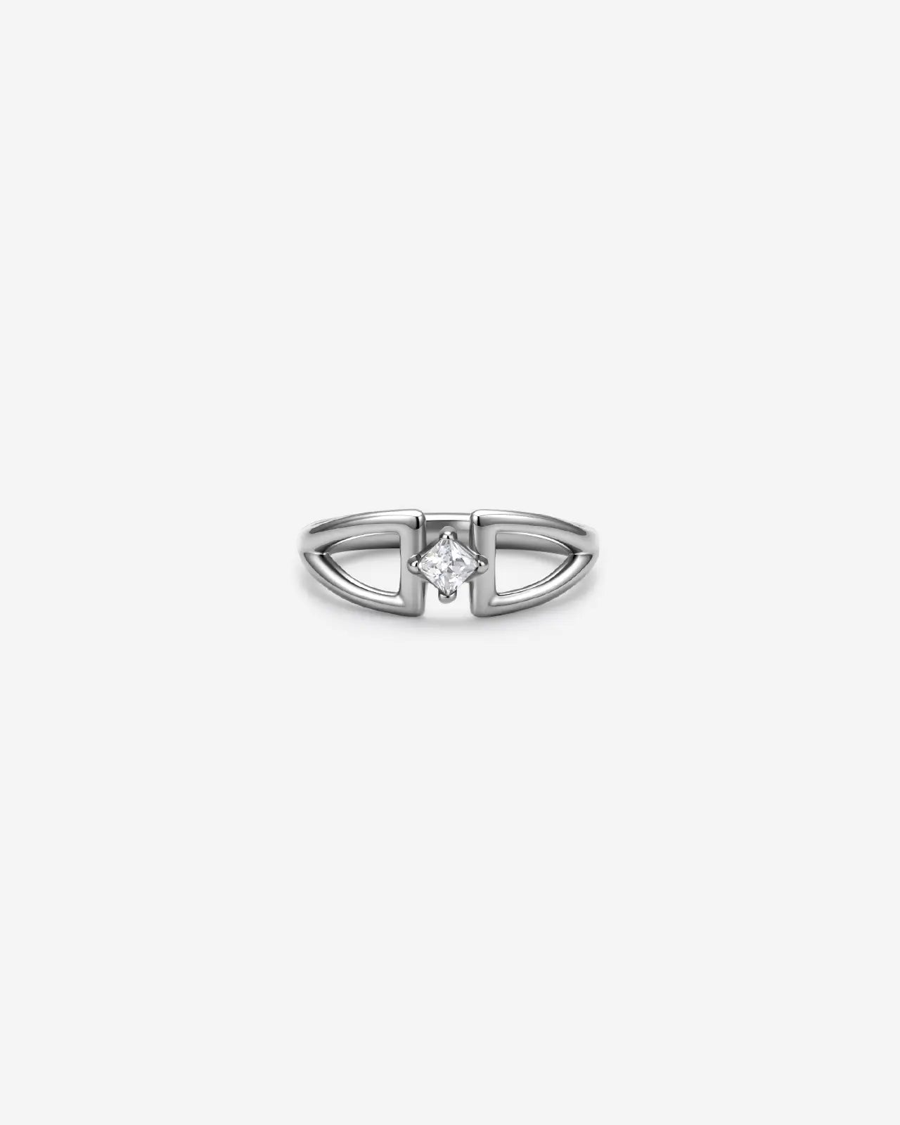 Twin Arc Rhombus Zirconia Clicker