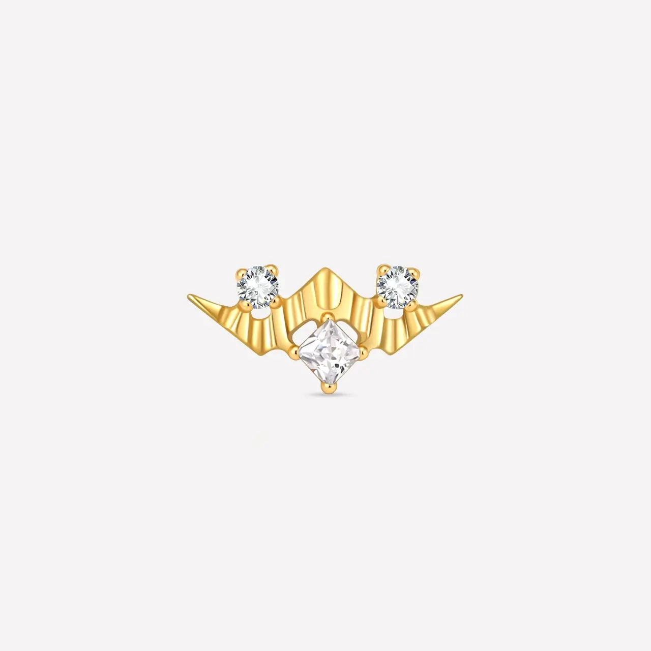Nocturne Wing Flatback Stud