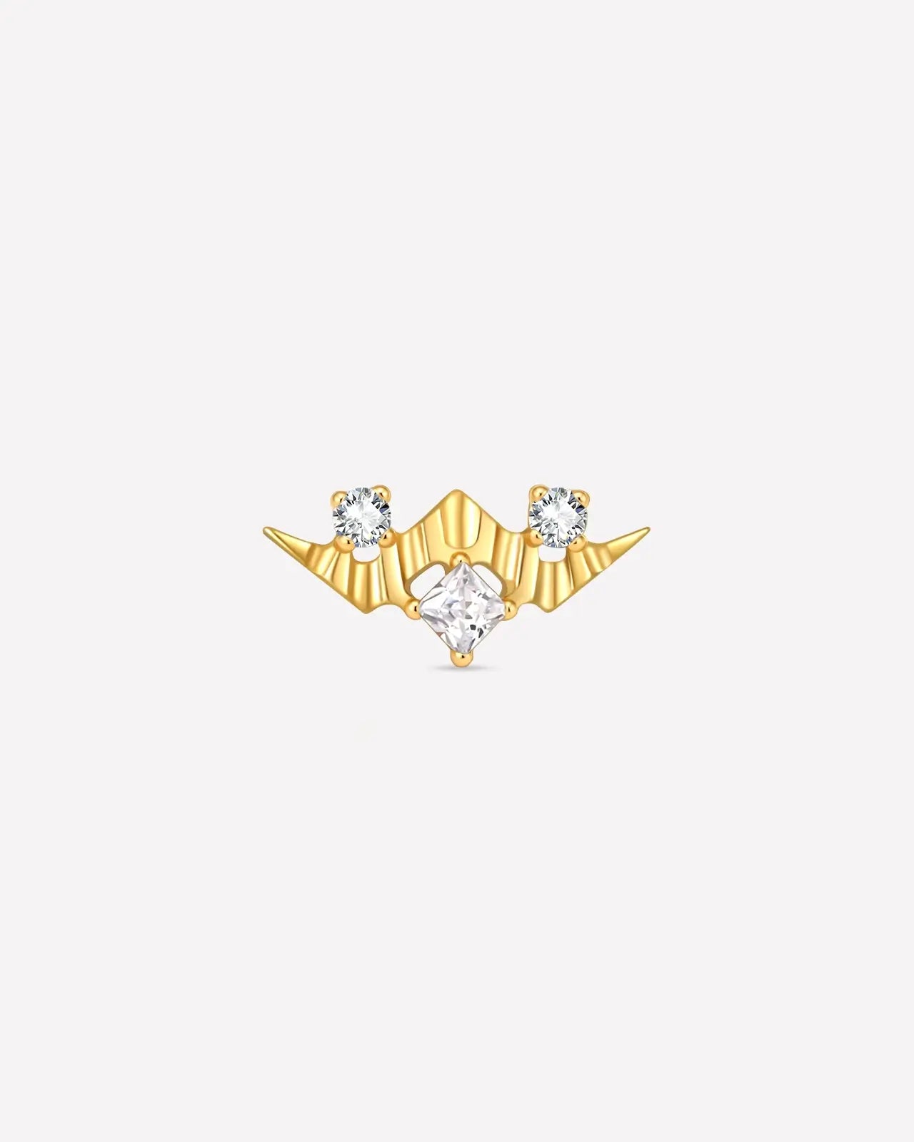 Nocturne Wing Flatback Stud