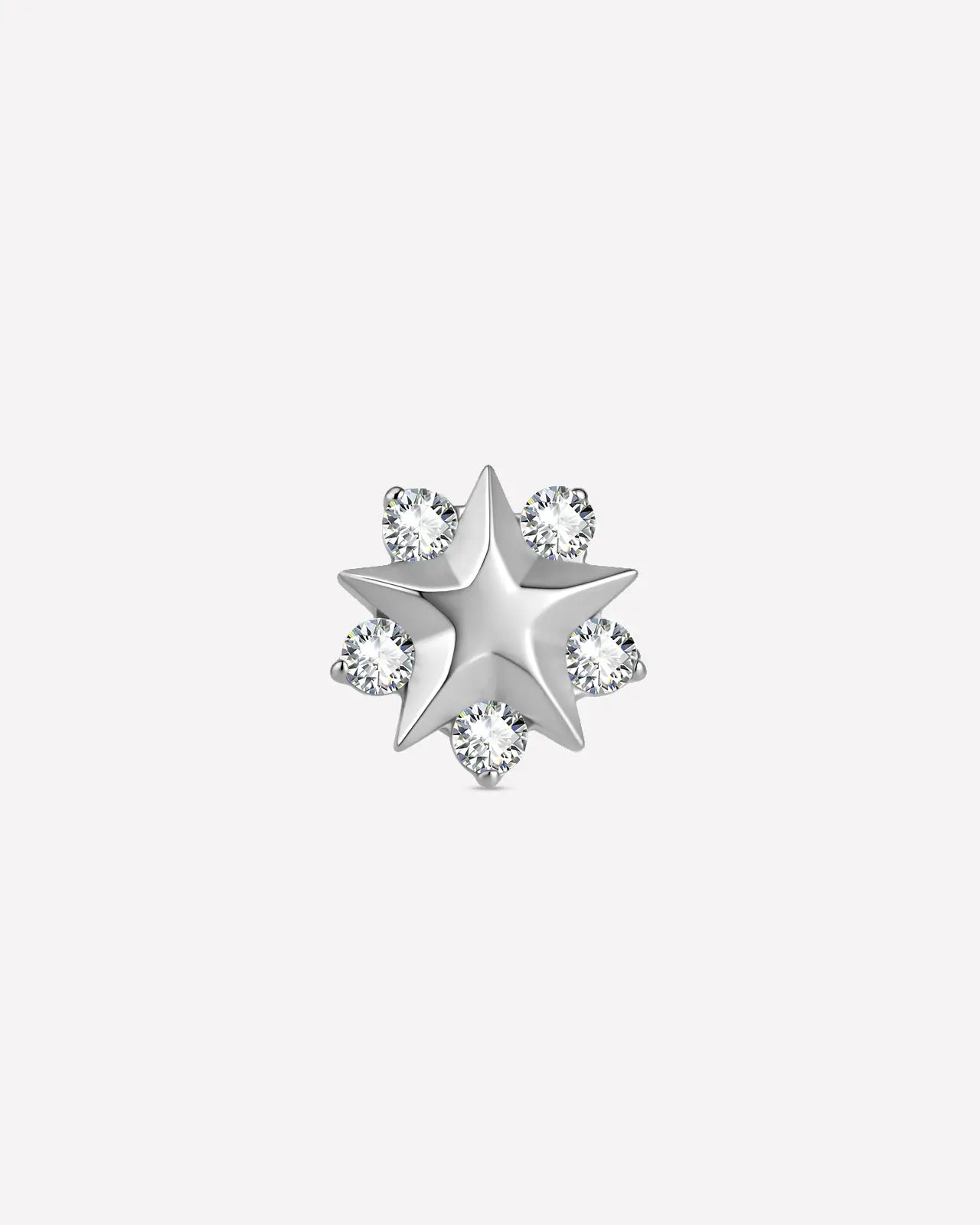 Celestial Star Halo Flatback Stud