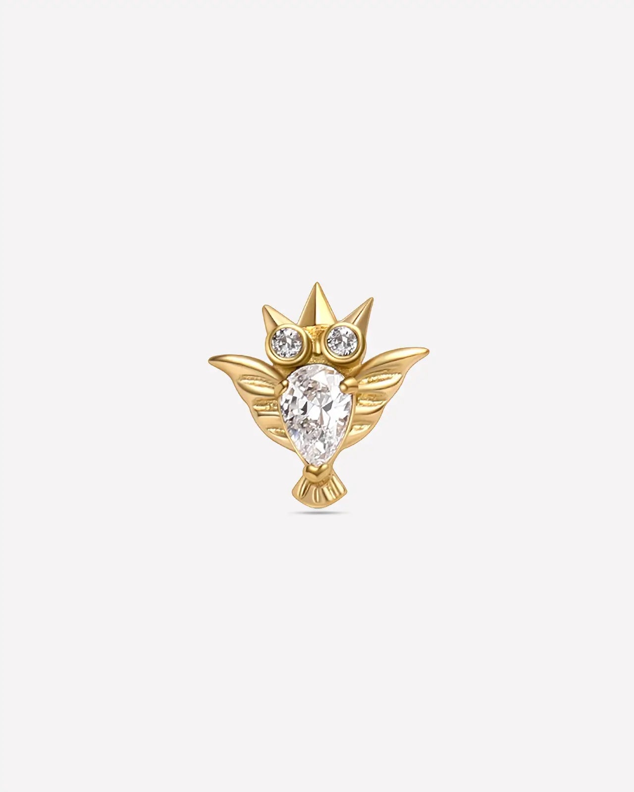 Enchanted Owl Flatback Stud