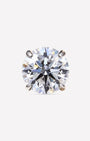 Brilliant Moissanite Solitaire Flatback Stud