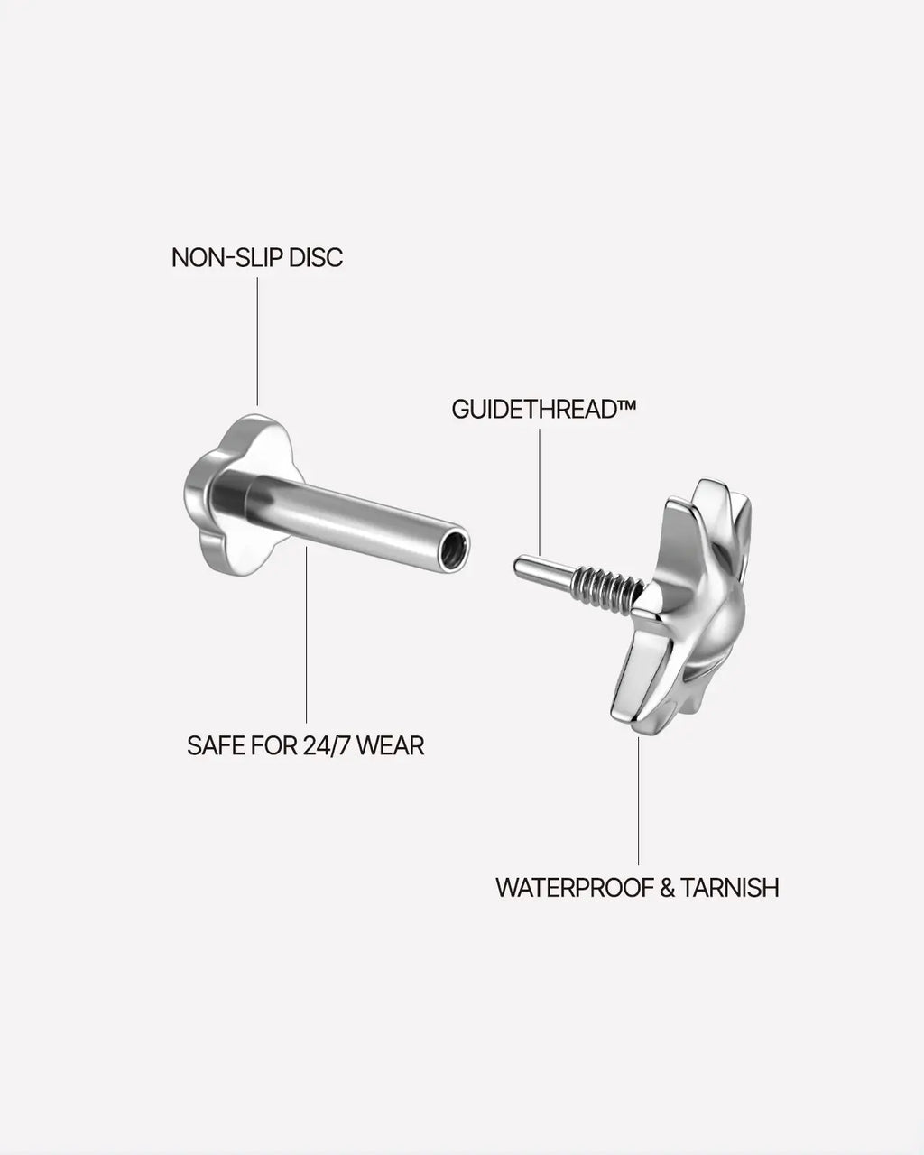 Radiant Eye Flatback Stud