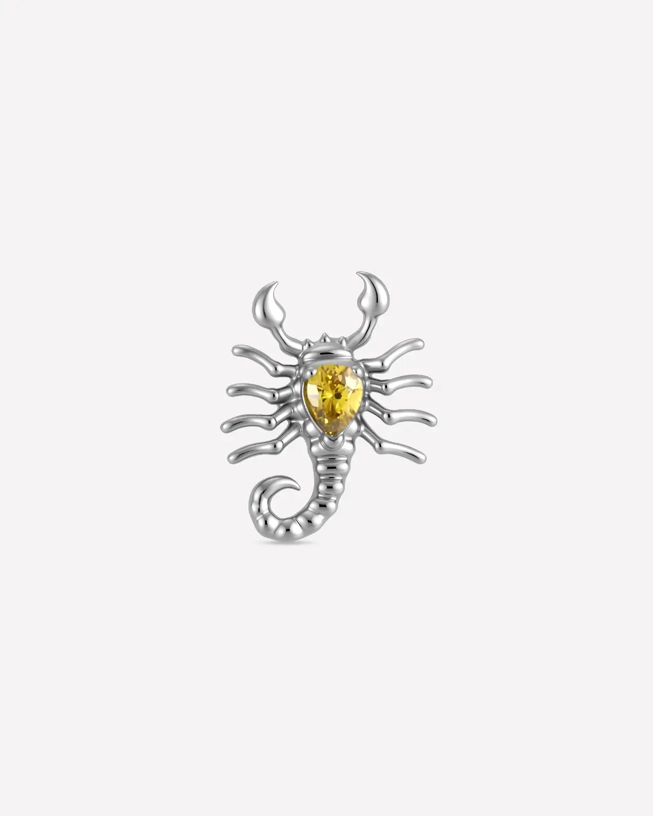 Scorpion Teardrop Flatback Stud