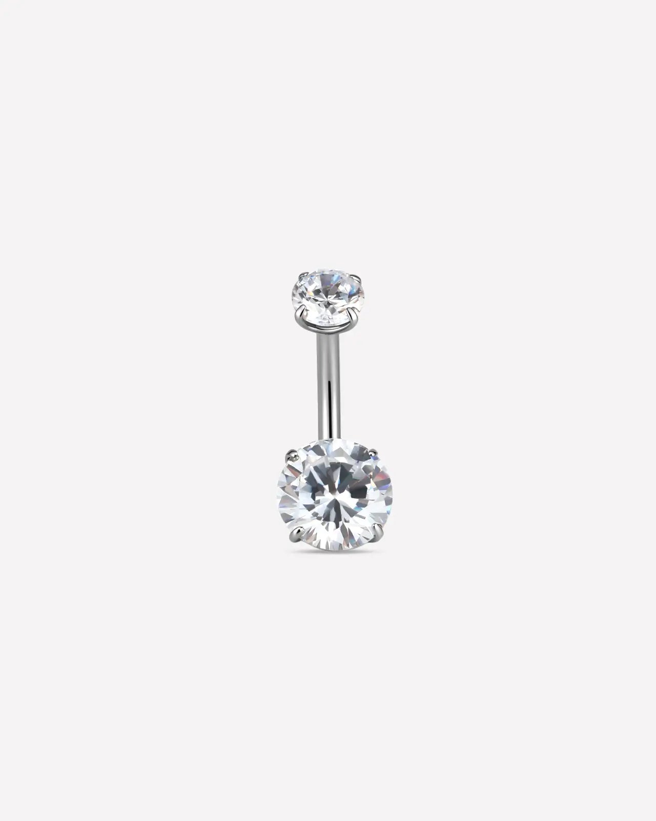 Twin Radiance Belly Button Ring