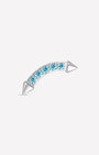 Pavé Crescent Spike Flatback Stud