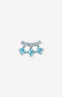 Trio Trapezoid Arc Flatback Stud