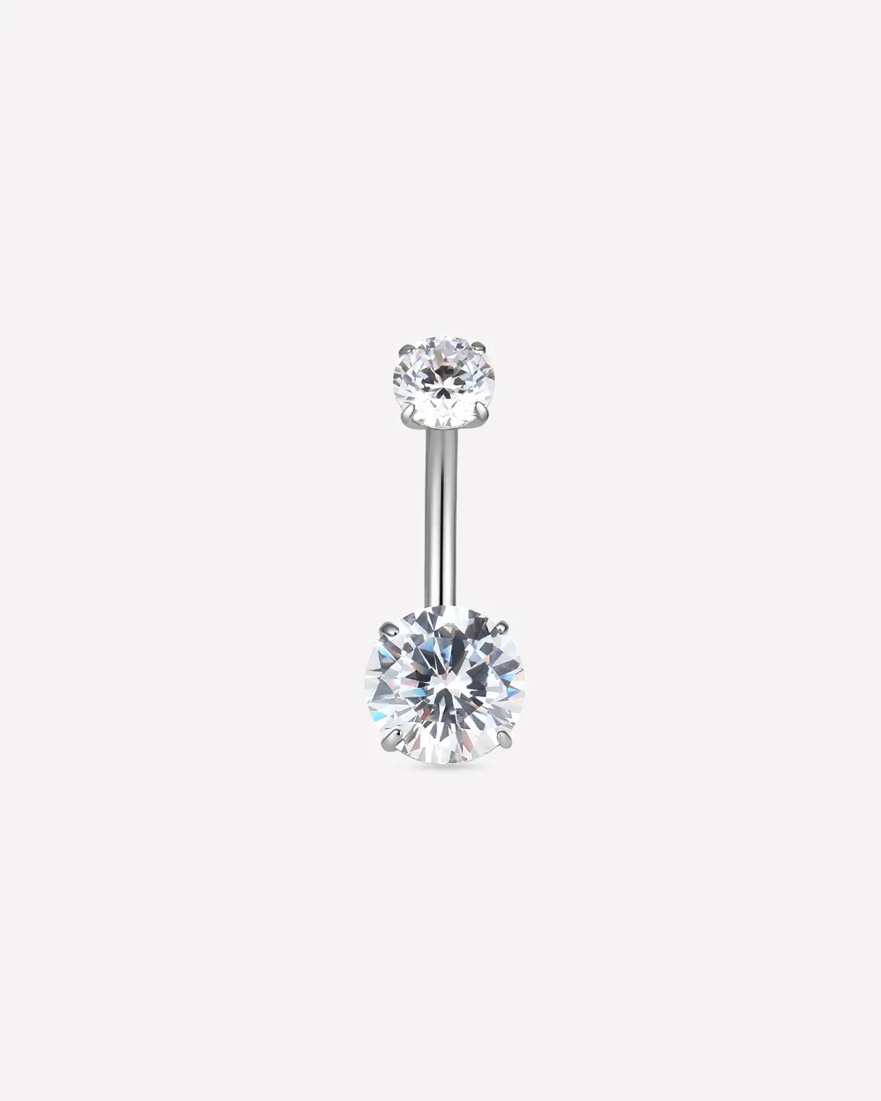 Twin Radiance Belly Button Ring