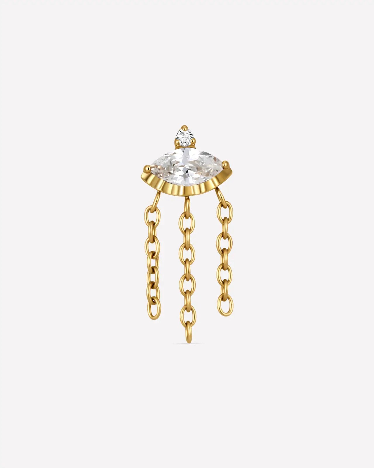 Oracle Gaze Cascade Flatback Stud