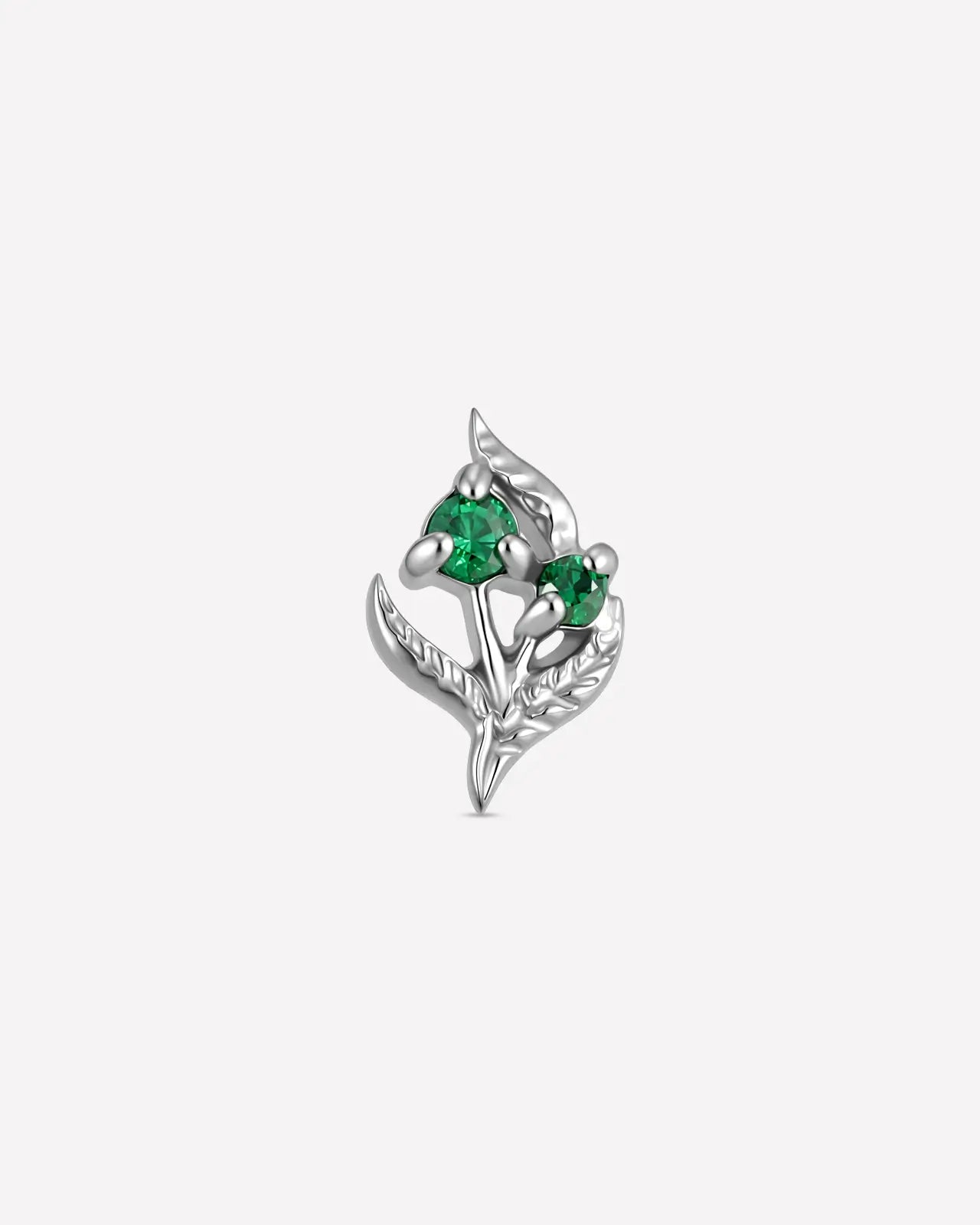 Twin Bloom Vine Flatback Stud