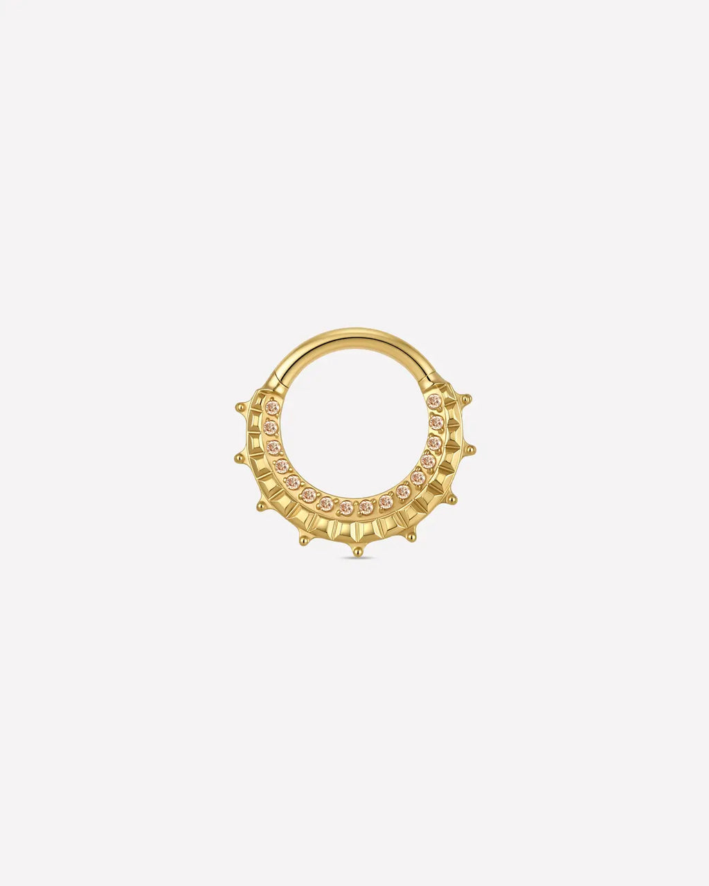 Milgrain Pavé Halo Clicker