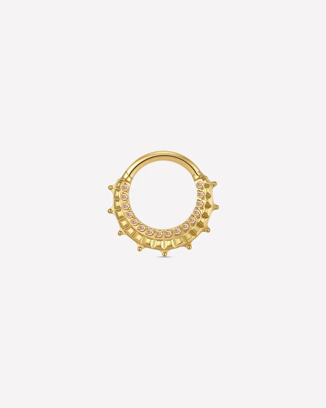 Milgrain Pavé Halo Clicker