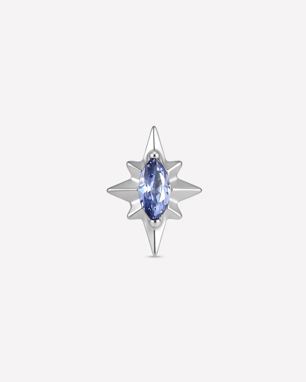 Marquise Sunburst Flatback Stud