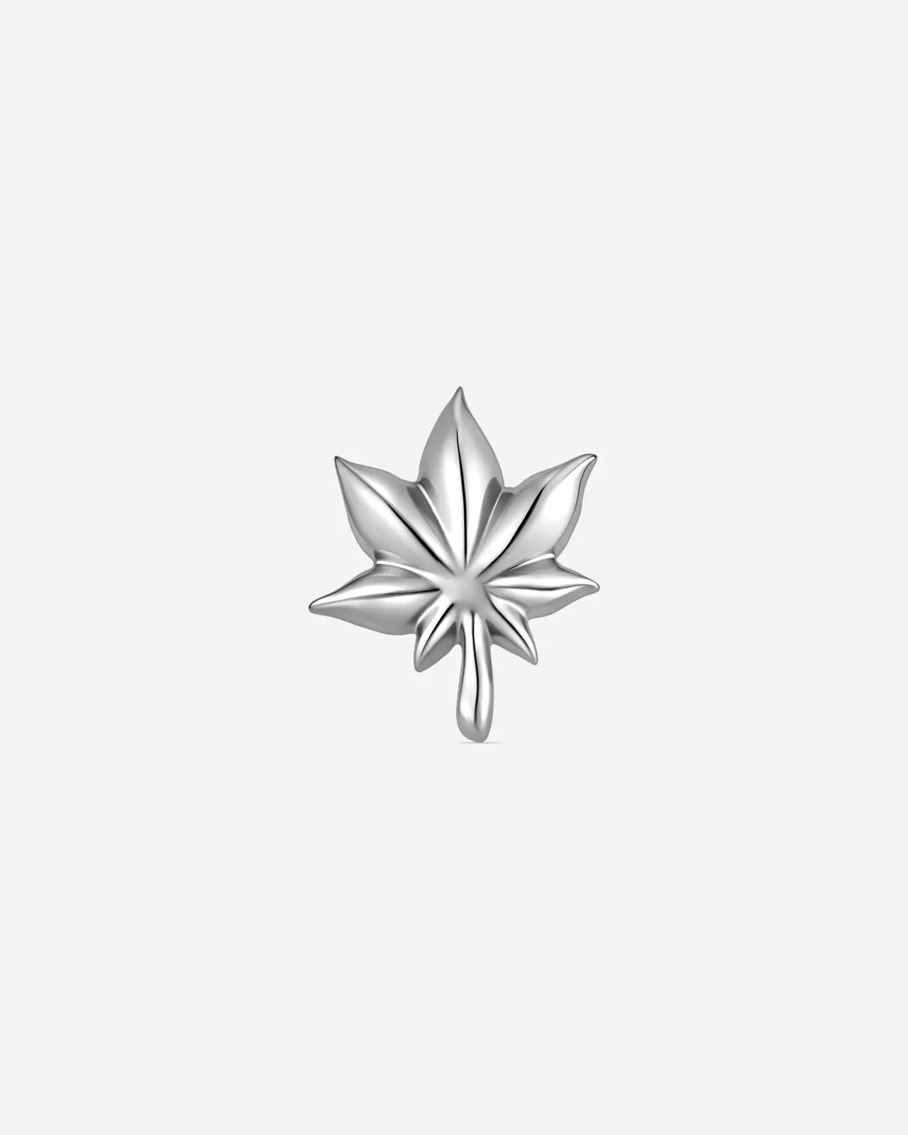 Maple Leaf Flatback Stud