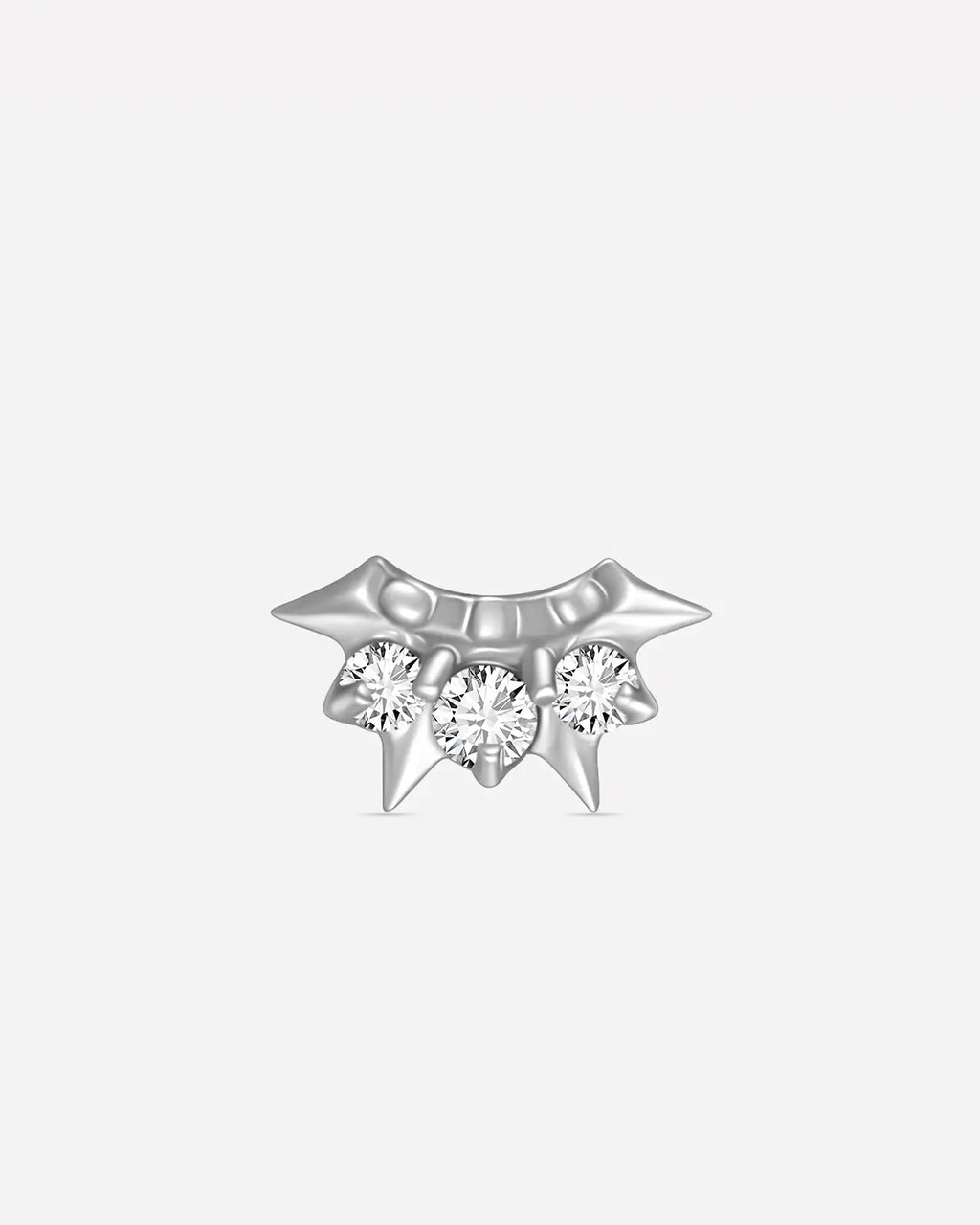 Tri-Stone Starburst Flatback Ohrstecker