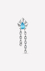 Fünfeckiger Teardrop Drape Flatback Stud