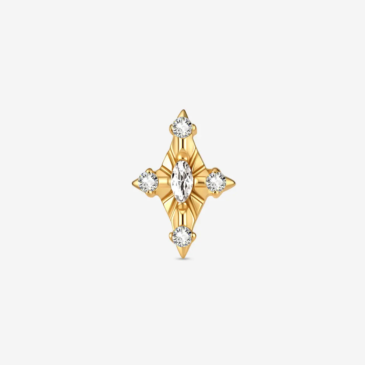 Astraxis Gem Compass Flatback Stud
