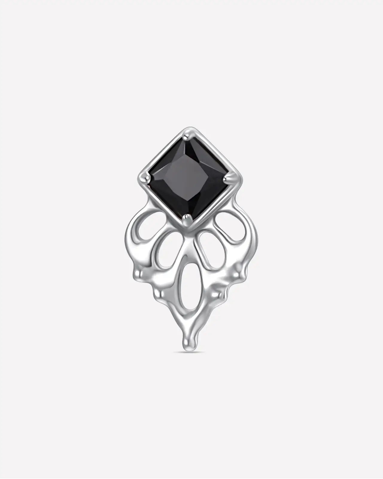 Ornate Diamond Bloom Flatback Stud