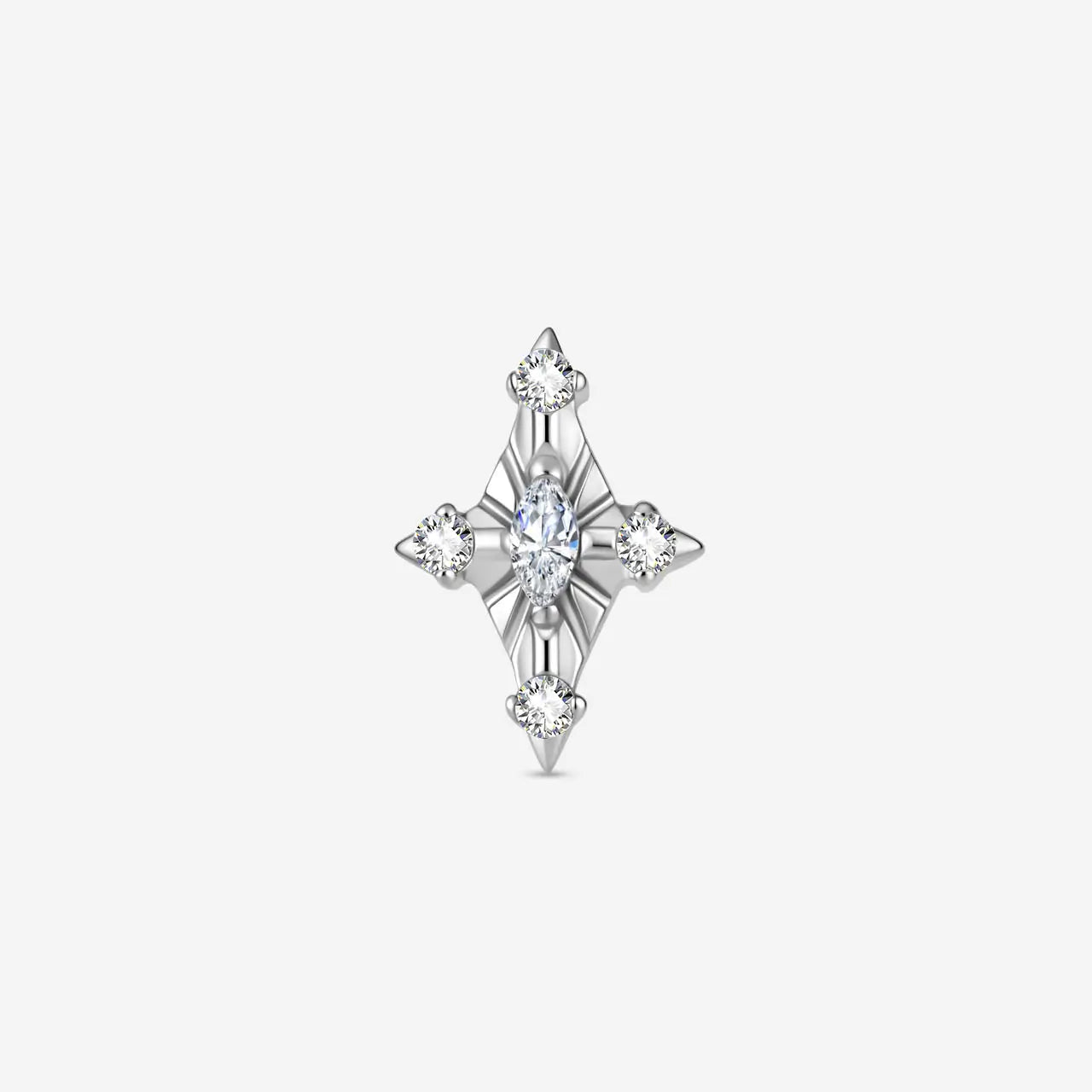 Astraxis Gem Compass Flatback Stud