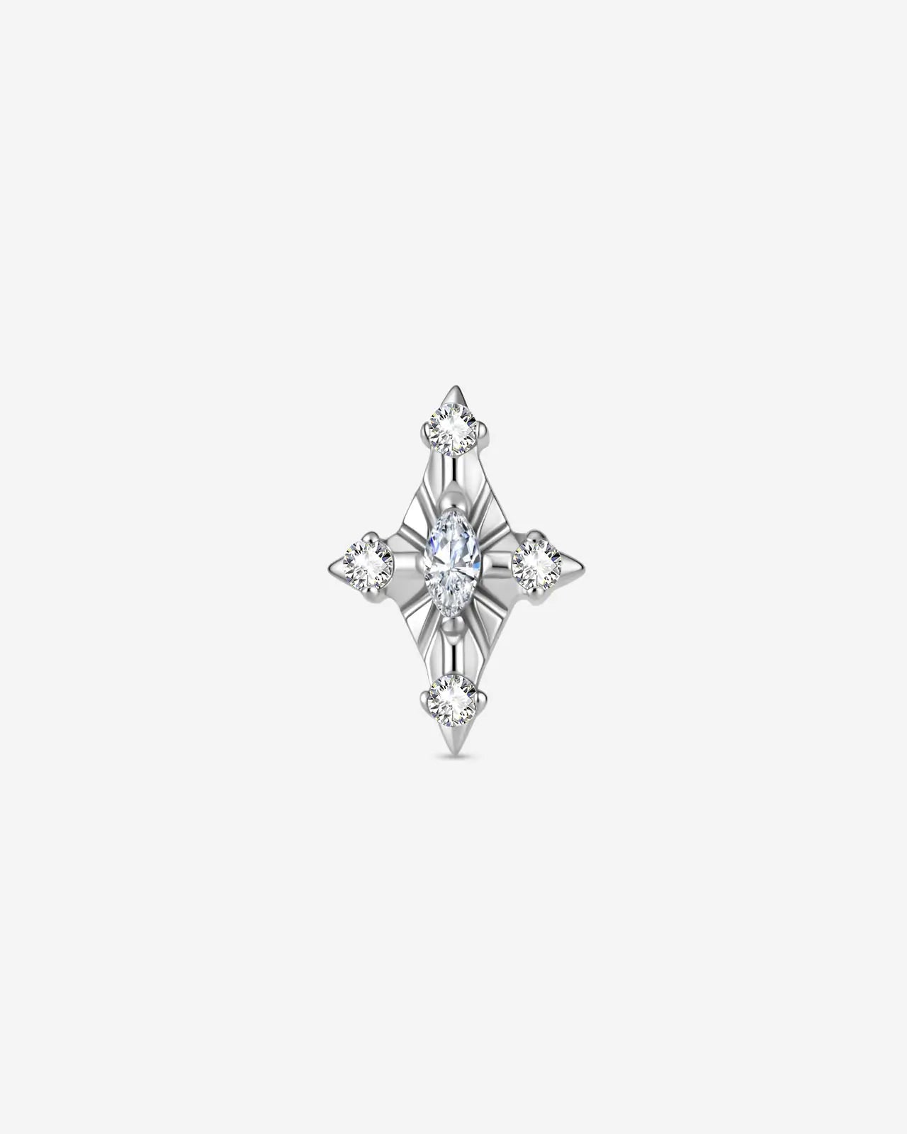 Celestial Compass Flatback Stud