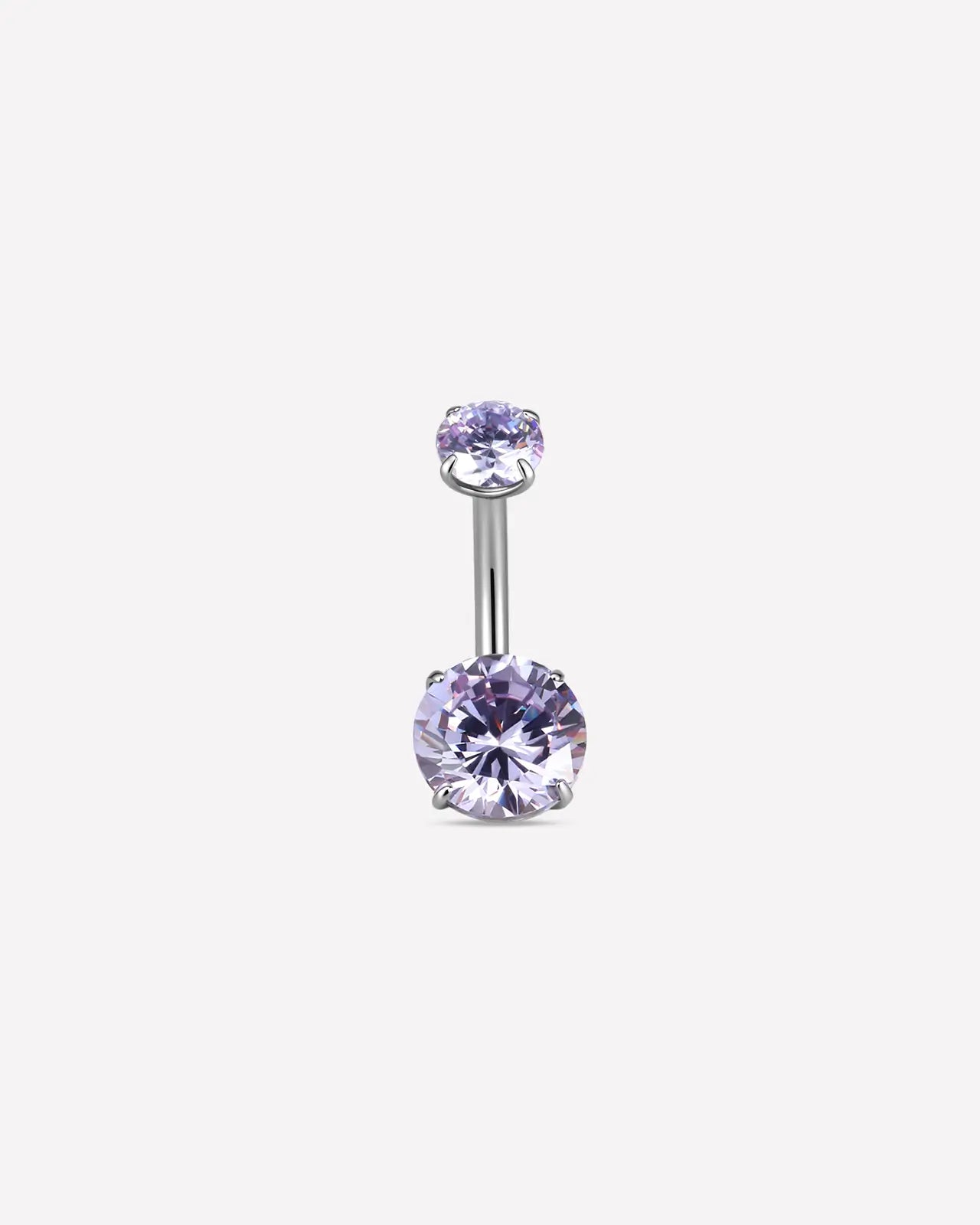 Twin Radiance Belly Button Ring