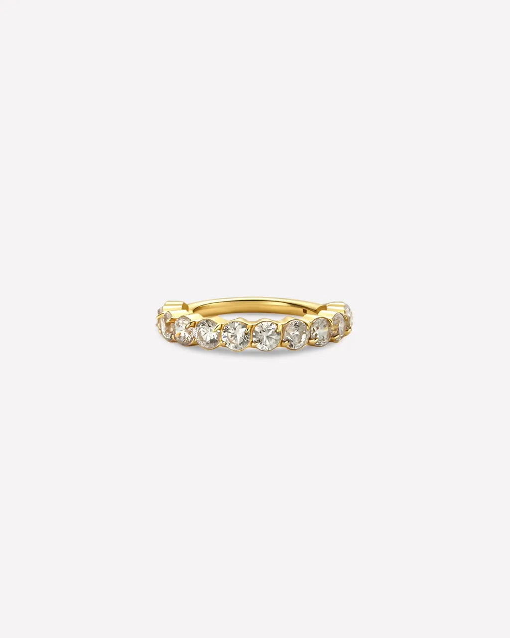 Half Pavé Eternity Clicker