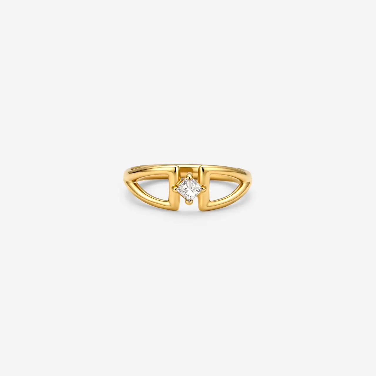 Twin Arc Rhombus Zirconia Clicker