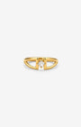 Twin Arc Rhombus Zirconia Clicker