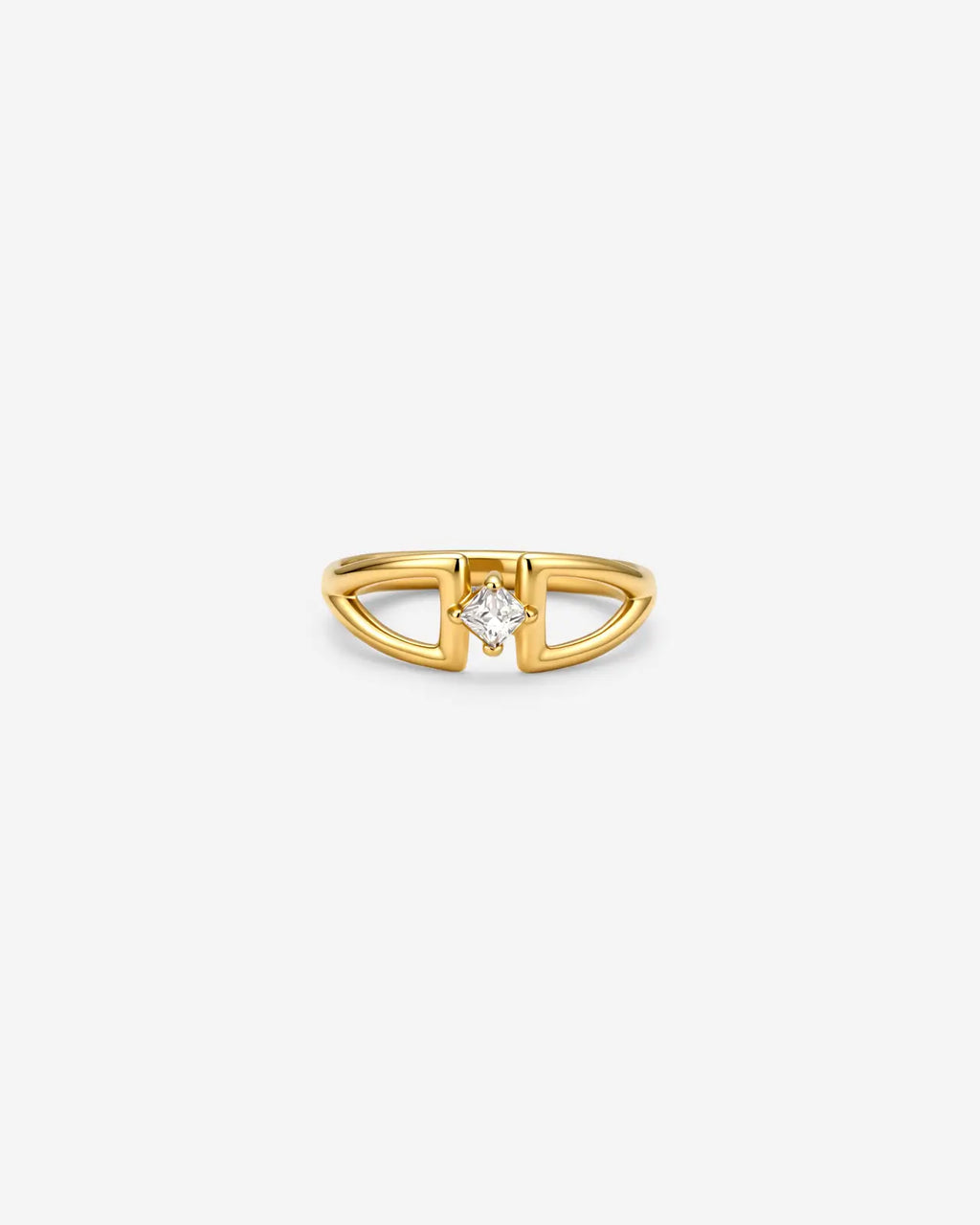 Twin Arc Rhombus Zirconia Clicker