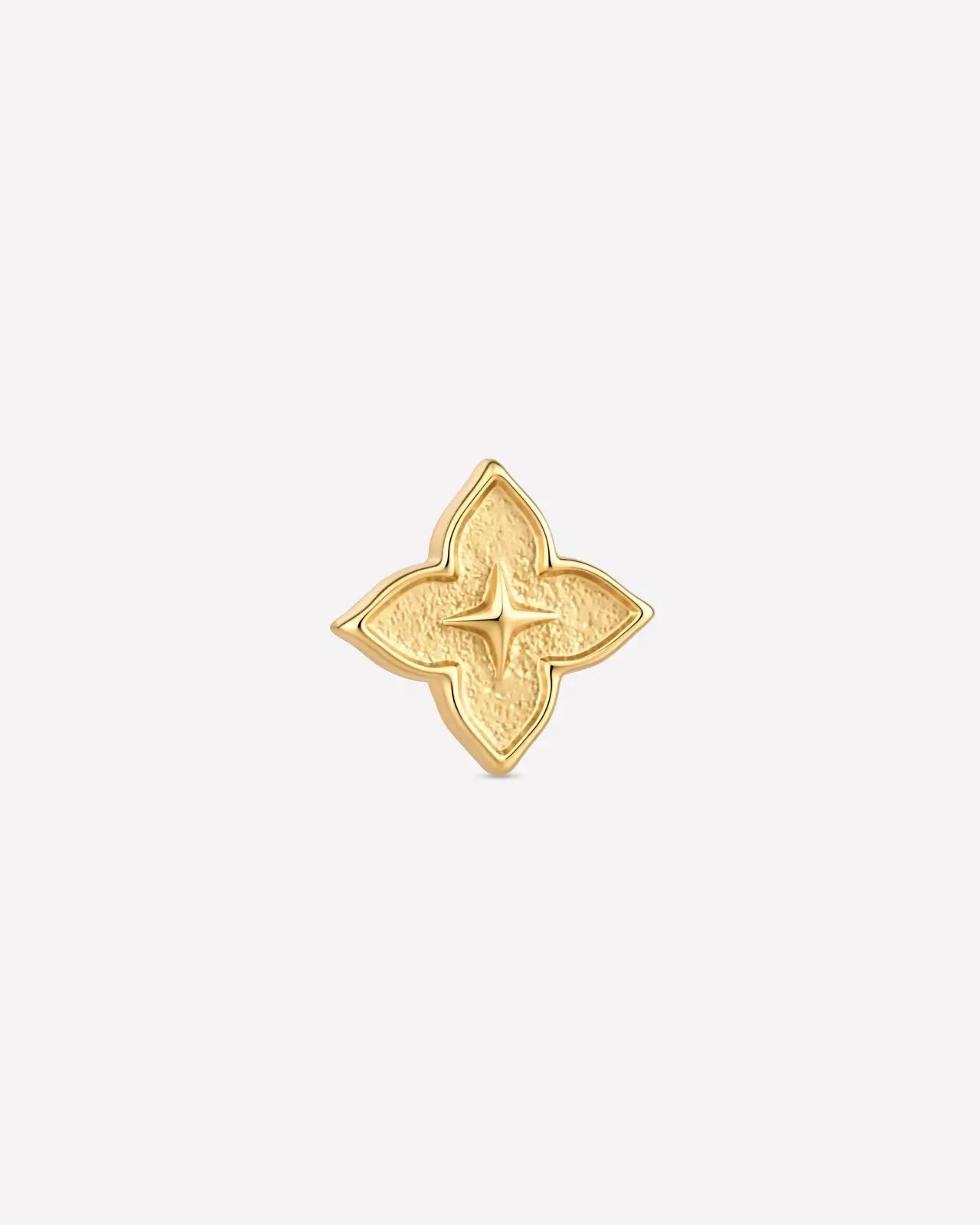 Quatrefoil Starburst Flatback Stud