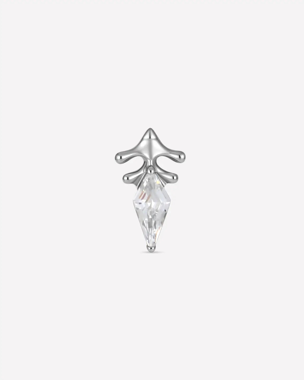 Iris Veil Flatback Stud
