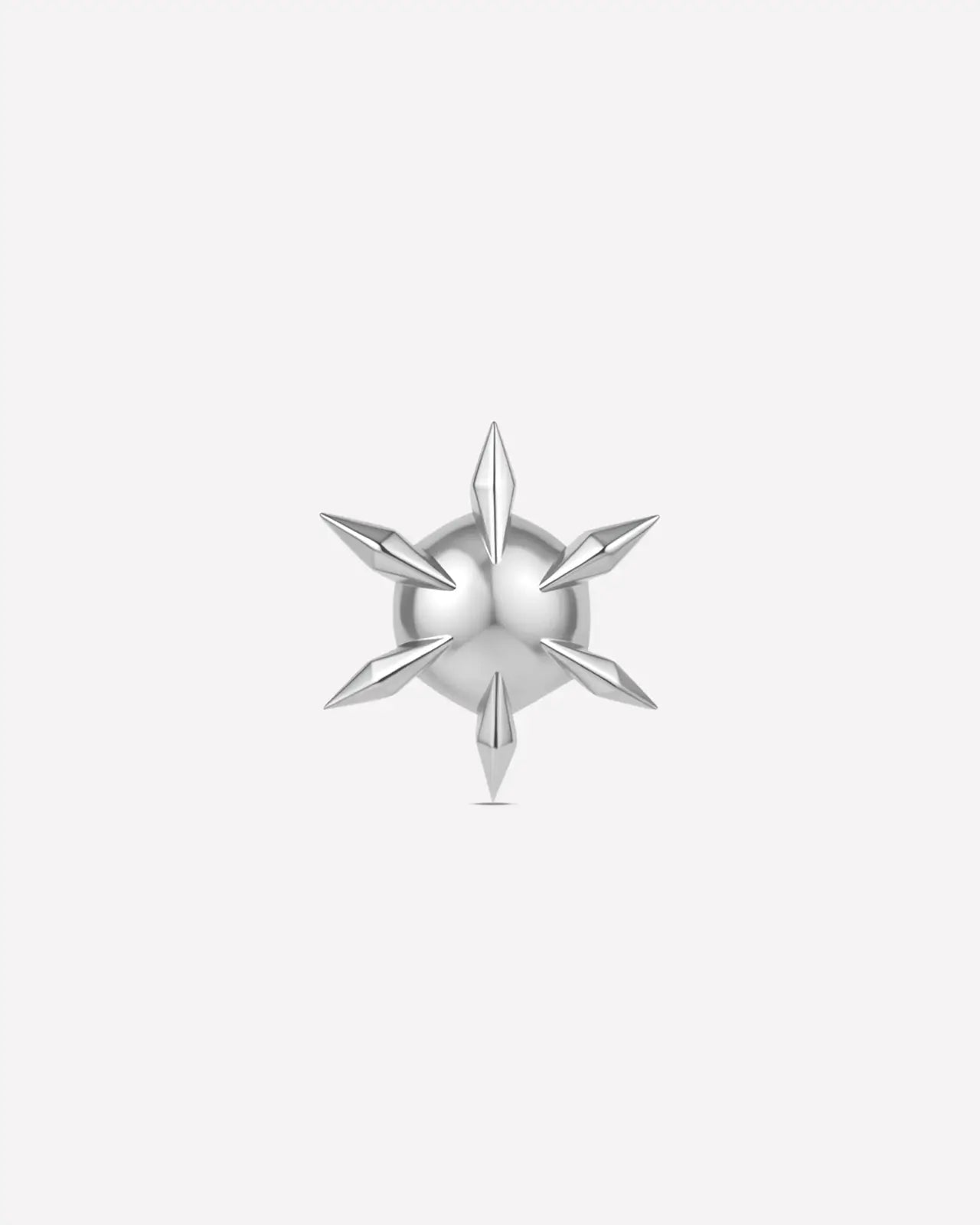 Sunburst Spike Flatback Stud