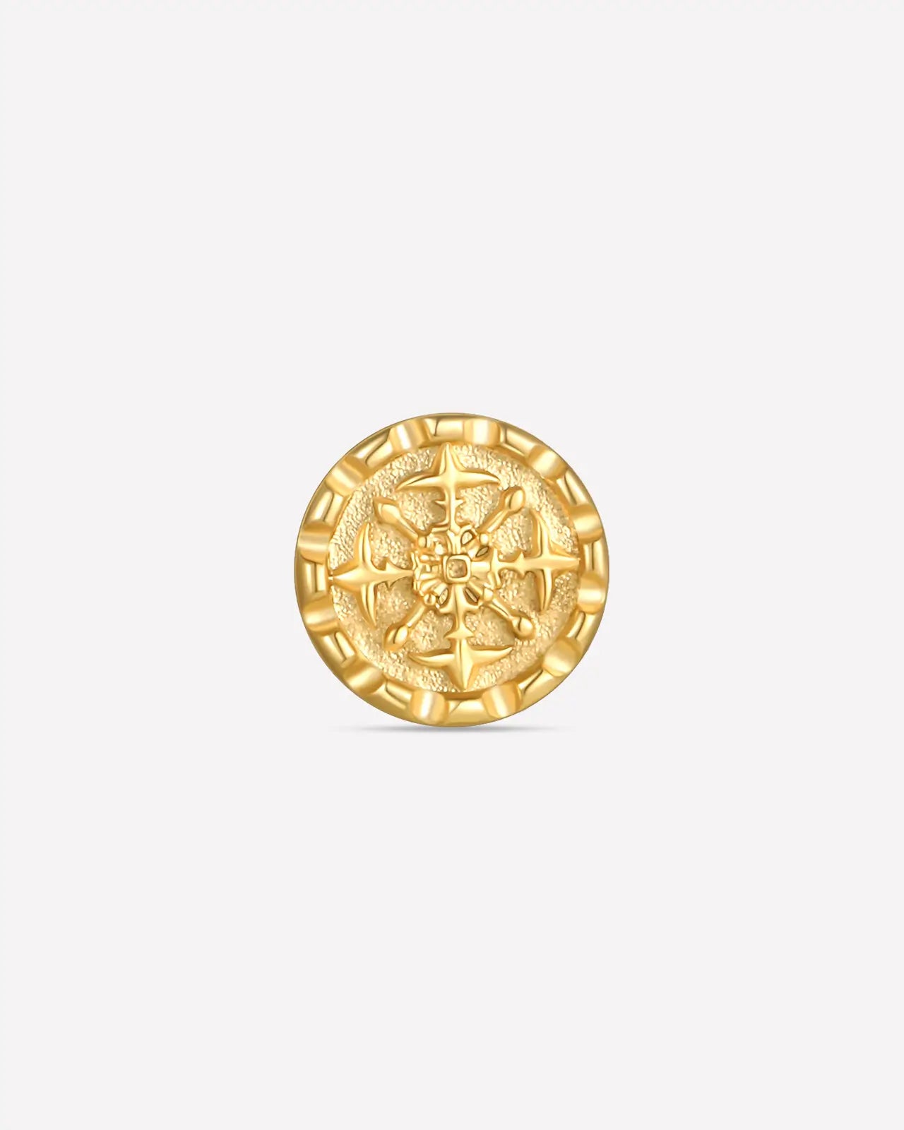 Ornate Star Medallion Flatback Stud