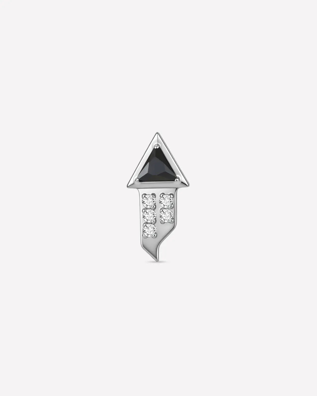 Arrowhead Pave Flatback Stud
